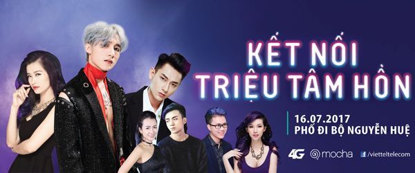 Đại nhạc hội Viettel 2017 sẽ có Sơn Tùng M-TP, Đông Nhi