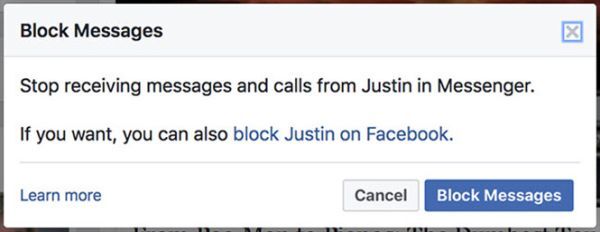 [Thủ thuật] Chặn tin nhắn trên Facebook Messenger