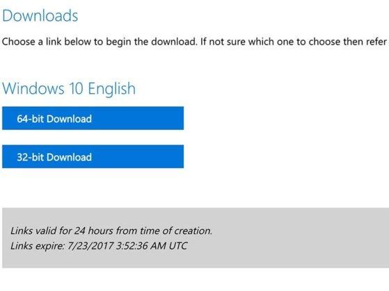 [Thủ thuật] Tải Windows 10 trực tiếp từ Microsoft