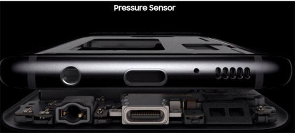 Note 8 có màn hình cảm ứng lực