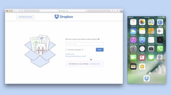 Dropbox tung ra một tính năng xác thực hai yếu tố ngay cả khi điện thoại mất sóng