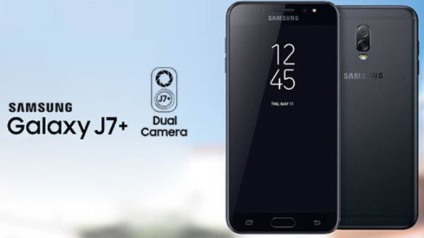 Khác với Galaxy Note 8, camera kép trên Galaxy J7+ sẽ đặt theo chiều dọc