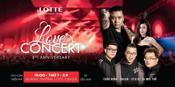 Lotte Department Store tri ân khách hàng nhân kỷ niệm 3 năm mở tại Việt Nam