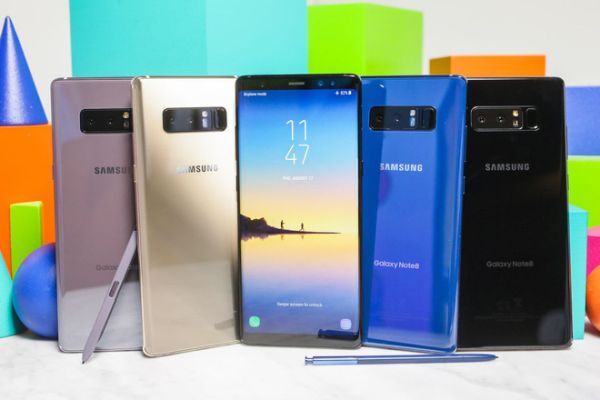 Không phải tất cả màu sắc của Note8 sẽ có mặt tại VN trong đợt đầu tiên