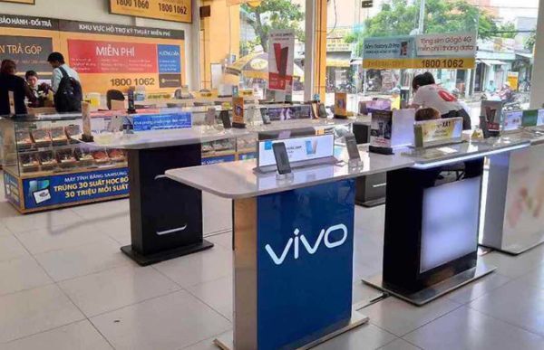 Thương hiệu smarrtphone Vivo sẽ được mở bán tại các hệ thống bán lẻ TGDĐ