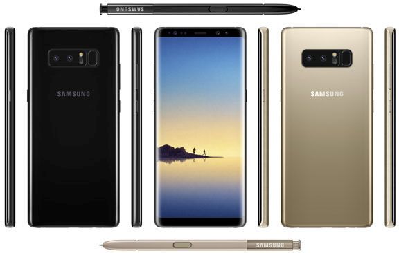 Galaxy Note 8 bị chê pin yếu sau khi lộ cấu hình chính thức
