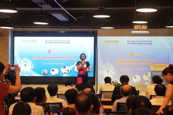 Enterbuy Việt Nam công bố các công trình nghiên cứu khoa học về xử lý nước sinh hoạt