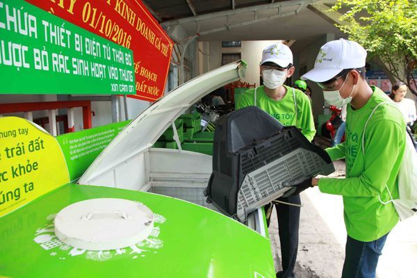 Việt Nam Tái Chế tái khởi động thu chương trình gom rác thải điện tử tận nhà