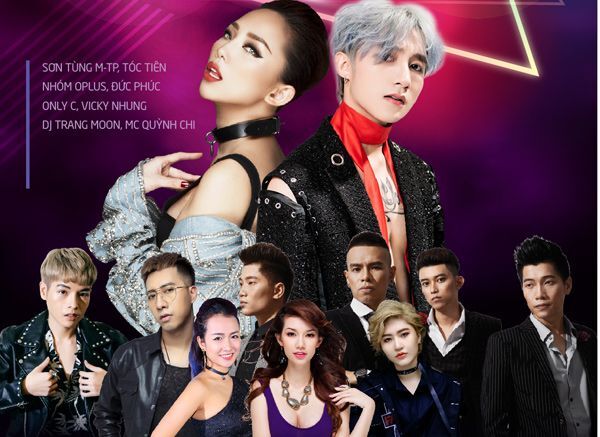 Dàn nghệ sỹ trẻ góp mặt trong nhạc hội 