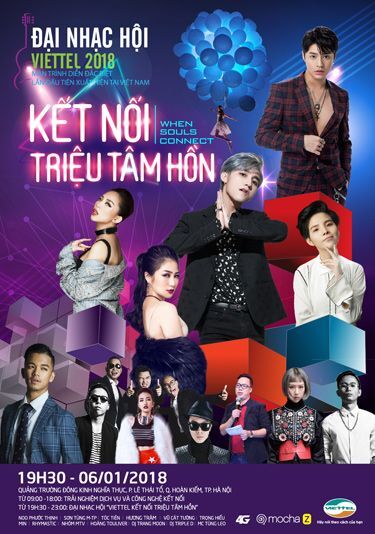 Viettel, ngày hội âm nhạc, người dùng trẻ, đại nhạc hội Viettel 2018,