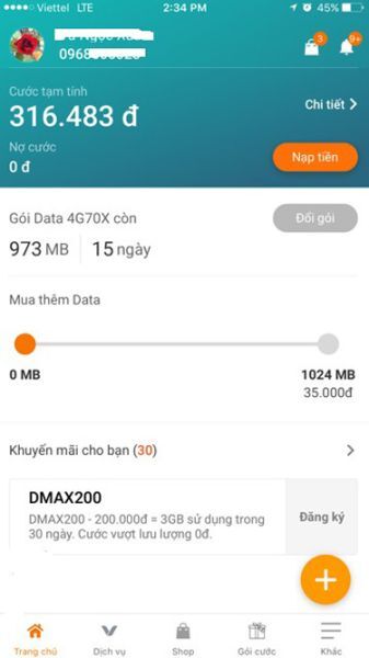 Ứng dụng di động, Viettel, viễn thông, My Viettel, chăm sóc khác hàng, 