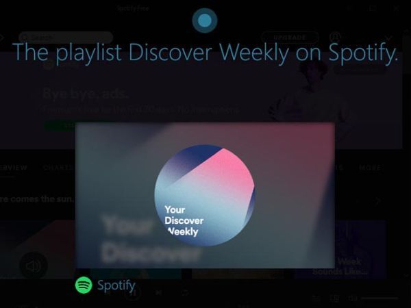 Cortana giúp kiểm soát Spotify trong Windows 10