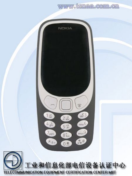 Nokia 3310 bản 4G đã đạt chứng nhận của TENAA