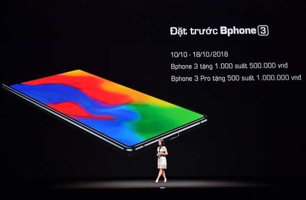 Bkav, Điện thoại thương hiệu Việt, điện thoại Bkav, điện thoại Bphone, Bphone 3, 