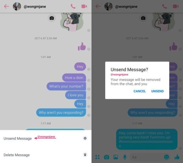 Tính năng thu lại tin nhắn đang được Facebook thử nghiệm trên Android