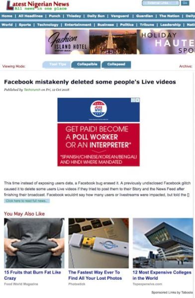 Facebook trừng phạt các website chuyên ăn cắp nội dung