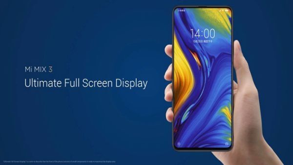 Mi MIX3 sở hữu thiết kế toàn màn hình thực sự với camera selfie ẩn