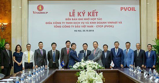 xe điện, Vingroup, ô tô xe máy, trạm sạc xe điện, VinFast, PV Oil, 