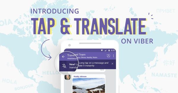 Viber tung ra tính năng chuyển ngữ tin nhắn ngay lập tức