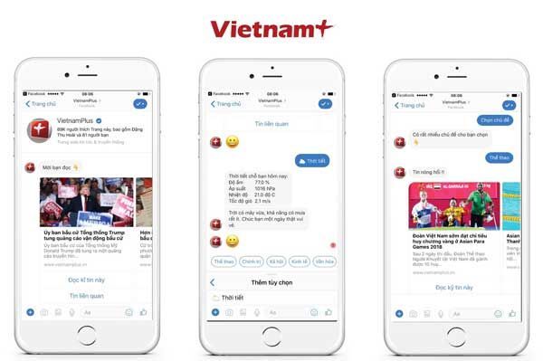 báo điện tử, báo chí - truyền thông, chatbot, báo chí Việt Nam, VietnamPlus,