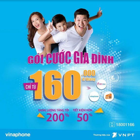 VNPT tăng gấp đôi ưu đãi cho gói cước Gia đình