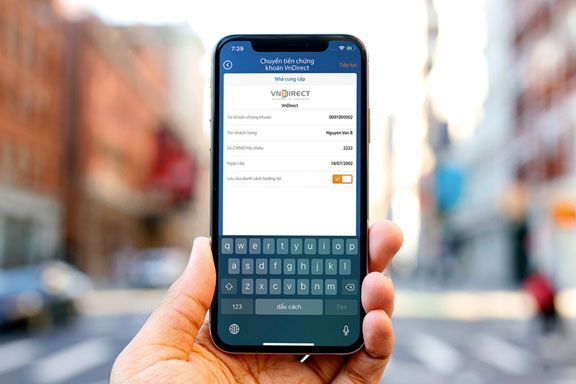 VIB triển khai tính năng chuyển tiền chứng khoán VnDirect