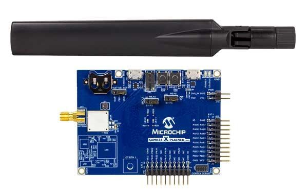 thiết bị IoT, Microchip, chip SAM R34/35 LoRa, vi mạch hệ thống,