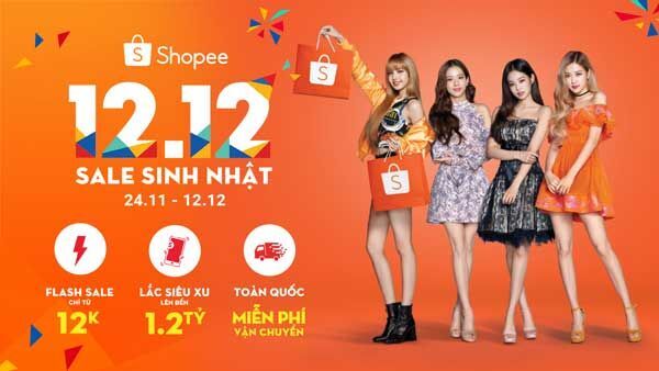 Shopee khởi động sự kiện 12.12 Shopee Sale Sinh Nhật