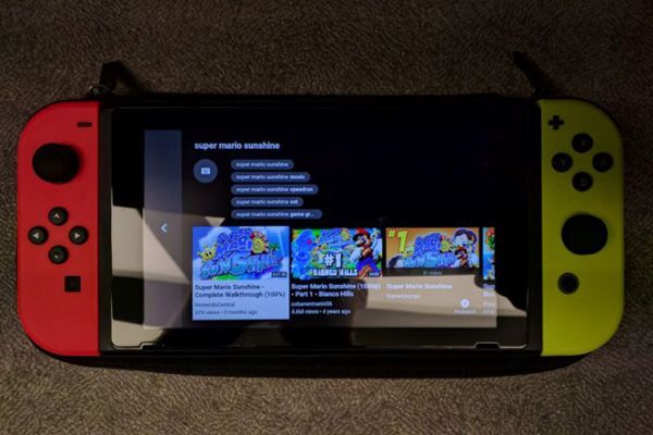 YouTube có mặt trên Nintendo Switch