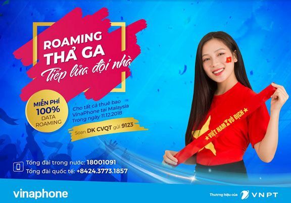 VinaPhone treo thưởng 1 tỉ đồng cho tuyển Việt Nam