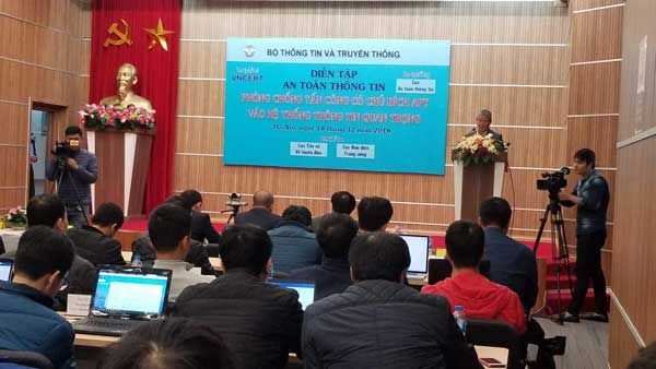 Hơn 100 đội tham gia Diễn tập ứng cứu sự cố ATTT mạng toàn quốc năm 2018