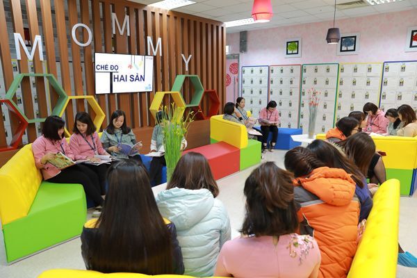 Samsung, Samsung Việt Nam, SEV Bắc Ninh, SEVT Thái Nguyên., Mommy room, chăm sóc nhân viên, nữ công nhân, lao động nữ,