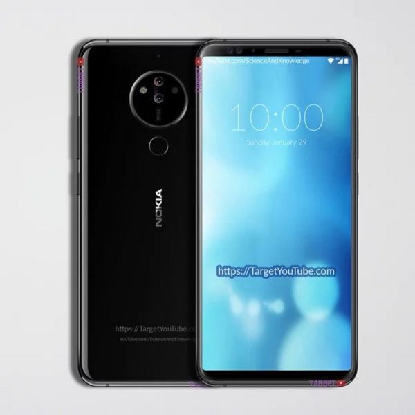 concept Nokia 10, màn Super AMOLED 4K
