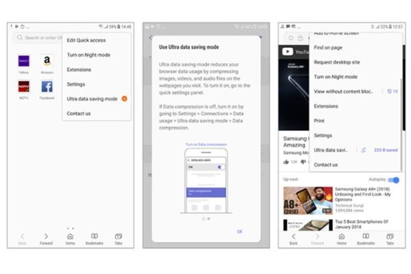 Hàng loạt tính năng mới xuất hiện trên Samsung Internet Browser v6.4