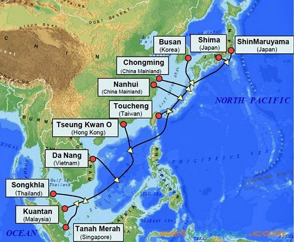 VNPT, APG, Asia Pacific Gateway - APG, cáp quang biển APG, cáp APG,