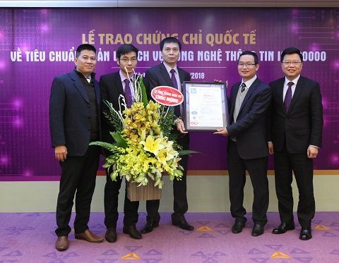 TPBank nhận chứng chỉ quốc tế ISO 20000 về quản lý dịch vụ CNTT