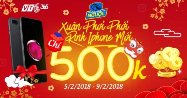 VTC Pay ra mắt sự kiện “Đấu giá ngược được quà Tết”