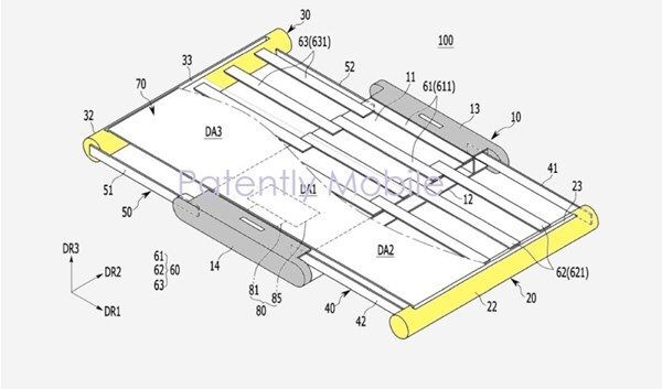 Samsung khoe ý tưởng tablet có thể mở rộng màn hình