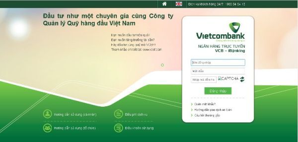 Vietcombank cảnh báo giao dịch giả mạo ngân hàng điện tử