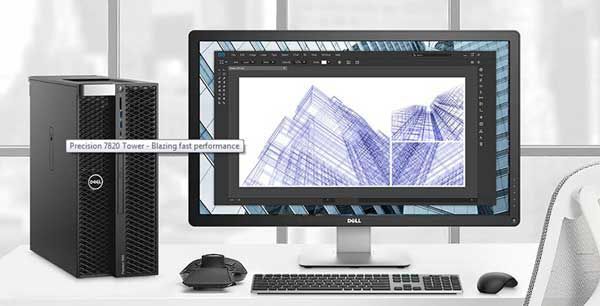 Dell Precision 7820 - máy trạm cho người dùng doanh nghiệp