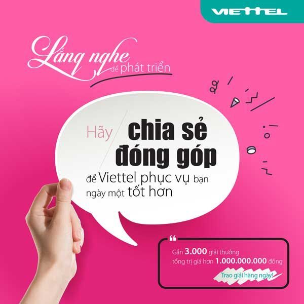 Viettel, chăm sóc khách hàng, lắng nghe để phát triển, 
