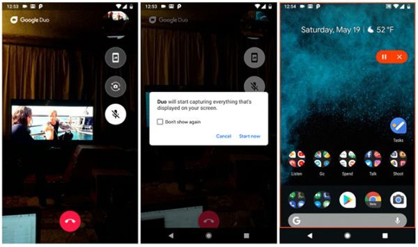 Google Duo thêm tính năng chia sẻ màn hình