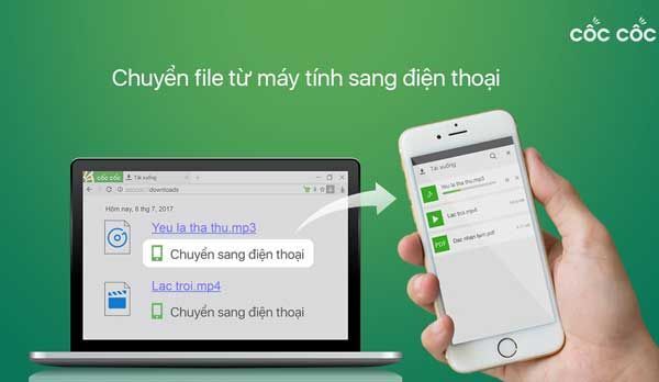 Cốc Cốc, trình duyệt Cốc Cốc, coccoc, browser, transfer-file, chuyển file đa thiết bị, 