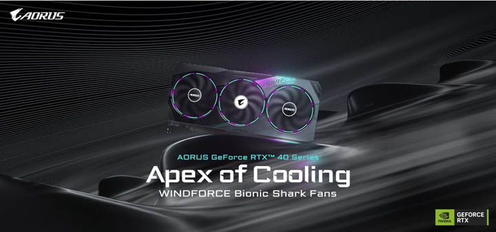 GIGABYTE trình làng card đồ họa AORUS mới nhất dựa trên NVIDIA GeForce RTX 40