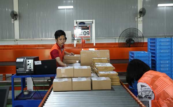 Lazada Vietnam, Lazada, kho vận, logistic, phân loại hàng hóa,