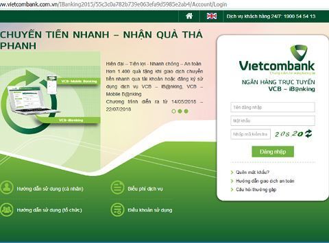 Vietcombank ngừng cung cấp dịch vụ internet banking với trình duyệt IE cũ