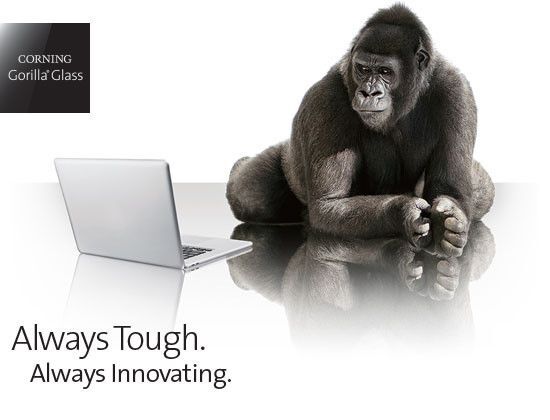 Gorilla Glass là phiên bản kính cường lực được sử dụng phổ biến nhất trên các thiết bị di động như điện thoại thông minh, laptop...