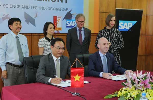 SAP, hợp tác đào tạo, ĐH Bách Khoa Hà Nội, Cách mạng công nghiệp 4.0, 