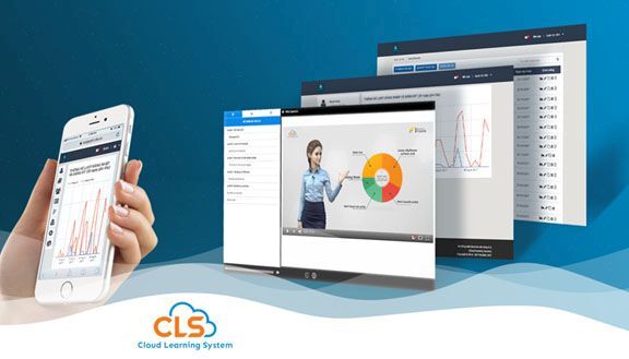 Giao diện Hệ thống quản lý đào tạo trên nền tảng đám mây CLS - Cloud Learning System