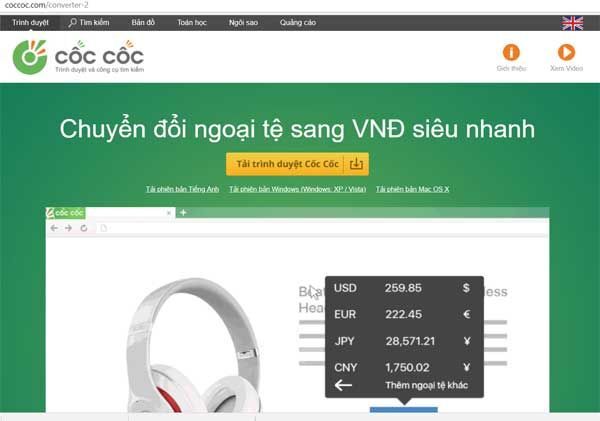 Cốc Cốc ra tính năng giúp người dùng 